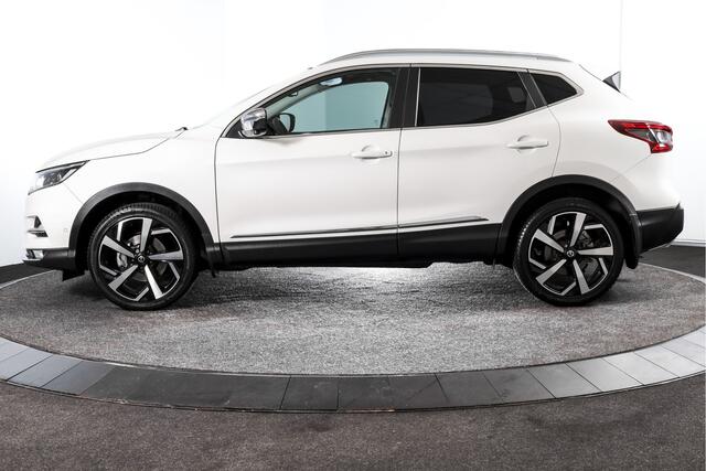 Nissan QASHQAI 1.3 DIG-T 160 PK Tekna - Automaat | Pano | Cruise | Stoelverwarming | 360 Camera | Elek. Stoel | NAV+App.Connect | Auto.Airco | LM 19" |