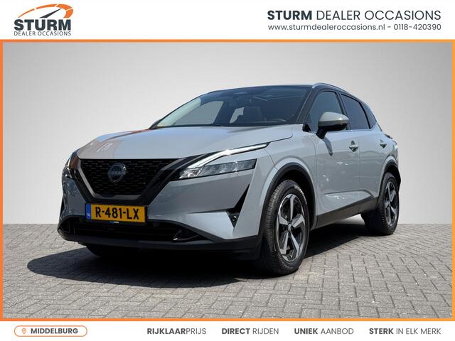 Nissan QASHQAI 1.3 MHEV Xtronic N-Connecta Design Pack | Panoramadak | Navigatie | 360° Camera | Adapt. Cruise Control | Digitaal Instrumentenpaneel | Rijklaarprijs!