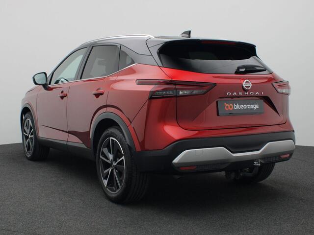 Nissan QASHQAI 1.3 MHEV Xtronic Tekna Plus 158PK Aut. Panoramadak, Adaptieve Cruise Controle, Navi, 360gr. Camera, Head-Up Display, Keyless, Side Assist, Elektr. verstelbare stoel, Stoel-Stuurverwarming, Trekhaak, 20" LM Velgen
