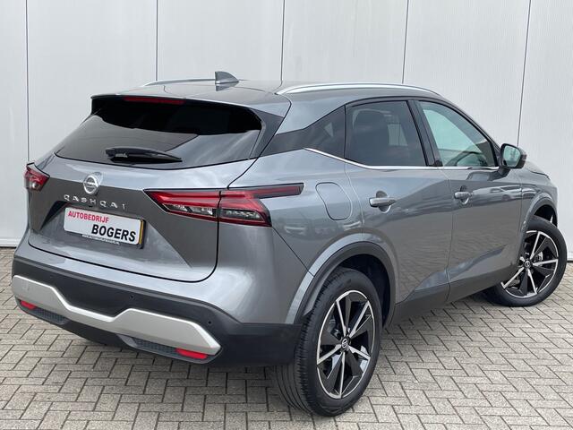 Nissan QASHQAI 1.3 MHEV Tekna Navigatie, Panoramadak, Pro-Pilot, 360 Camera, LED, 19"Lm, Half leder, Climate Control