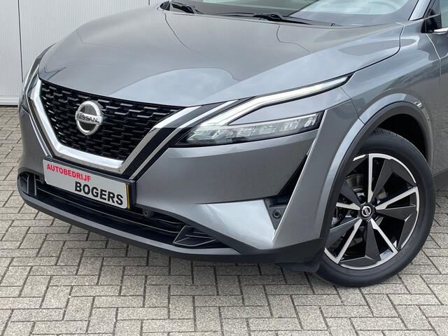 Nissan QASHQAI 1.3 MHEV Tekna Navigatie, Panoramadak, Pro-Pilot, 360 Camera, LED, 19"Lm, Half leder, Climate Control