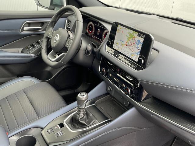 Nissan QASHQAI 1.3 MHEV Tekna Navigatie, Panoramadak, Pro-Pilot, 360 Camera, LED, 19"Lm, Half leder, Climate Control