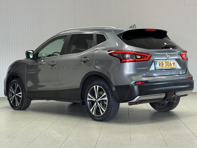 Nissan QASHQAI 1.6 N-Connecta/ Pano-Dak!/ 164 PK!/ 360 Camera/ Trekhaak/ 18''LMV/ Keyless/ DAB+/ Clima/ Navi/ Cruise/ Bluetooth/ Multi.LEDER.Stuur/ Elek.Pakket/ Isofix/ PDC V+A.