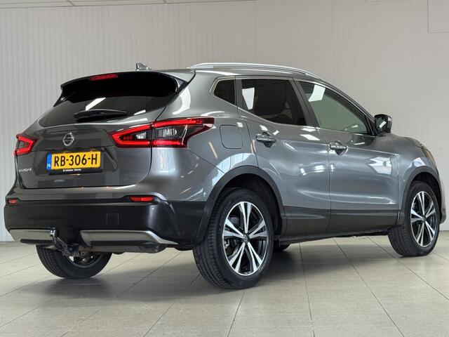 Nissan QASHQAI 1.6 N-Connecta/ Pano-Dak!/ 164 PK!/ 360 Camera/ Trekhaak/ 18''LMV/ Keyless/ DAB+/ Clima/ Navi/ Cruise/ Bluetooth/ Multi.LEDER.Stuur/ Elek.Pakket/ Isofix/ PDC V+A.