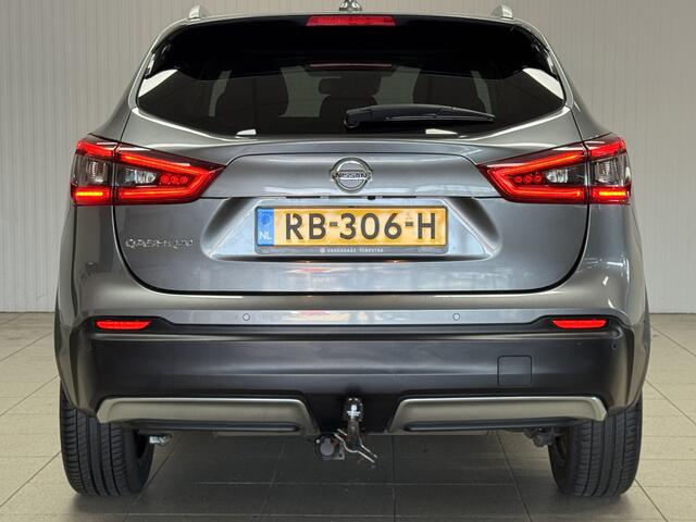 Nissan QASHQAI 1.6 N-Connecta/ Pano-Dak!/ 164 PK!/ 360 Camera/ Trekhaak/ 18''LMV/ Keyless/ DAB+/ Clima/ Navi/ Cruise/ Bluetooth/ Multi.LEDER.Stuur/ Elek.Pakket/ Isofix/ PDC V+A.