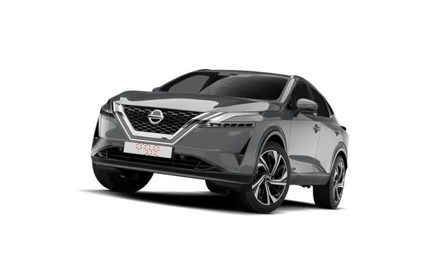 Nissan QASHQAI N-Connecta + Panoramisch glazen dak + Cold Pack e-Power 190 | 12.3" TFT digitale cockpit | Audiosysteem met DAB, Apple Carplay & Android Auto, USB-aansluiting, stuurwielbediening en 6 luidsprekers | Blind Spot Warning & Intervention (BSW + BSI)