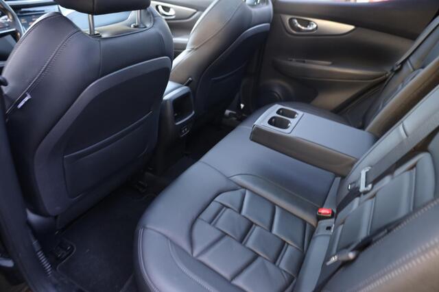 Nissan QASHQAI 1.3 DIG-T Tekna + LEER 360-CAMERA CARPLAY TREKH-AFN. PANO DAB BOSE RUIT+STOELVERW. MEMORY 19"LMV ZWARTE-HEMEL ACC ENZ!