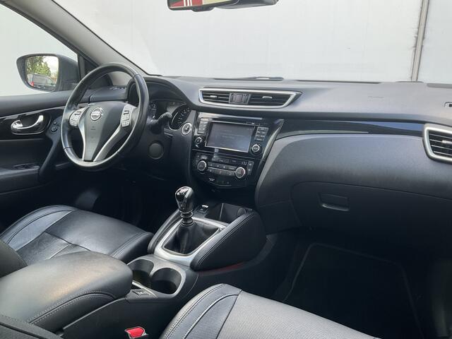 Nissan QASHQAI 1.2 Tekna Trekhaak Pano Nav/Cruise 360Cam Leder Stoelverw NL-Auto!