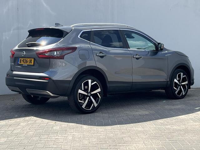 Nissan QASHQAI 1.3 DIG-T Tekna / Afneembare Trekhaak (Trekgewicht 1.300kg) / Panoramadak / 360° Camera / Adaptieve Cruise Control / Keyless Entry & Start / Verwarmde- Voorstoelen en Voorruit / Navigatie full map / Apple Carplay & Android Auto / Elektrisch Verstelbare Be