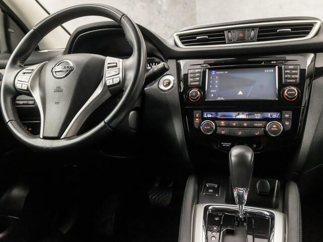 Nissan QASHQAI 1.2 N-Connecta Sport Automaat (PANORAMADAK, NAVIGATIE, 360 CAMERA, LEDER, ELEK SPORTSTOELEN, STOELVERWARMING, GETINT GLAS, CRUISE, NIEUWSTAAT)