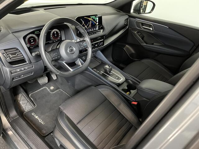 Nissan QASHQAI 1.3 MHEV Xtronic Tekna | Half Leder | Camera 360 | Navigatie /Apple Carplay/Android Auto | Electrisch bedeinbare kofferbal | Digitale Cockpit Dab | Led | Adaptive cruise control