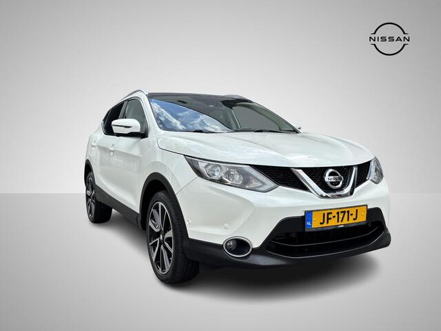 Nissan QASHQAI 1.6 Tekna *1500kg Trekgewicht! | Panoramadak | Leder | Stoelverwarming | Navigatie | 360° Camera| LED Koplampen | Dodehoek | Rijklaarprijs!