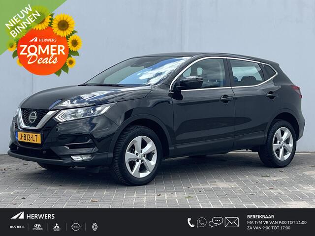 Nissan QASHQAI 1.3 DIG-T Acenta / 100% Dealeronderhouden / Trekhaak (Trekgewicht 1.300kg) / Achteruitrijcamera / Apple Carplay & Android Auto / Verwarmde Voorstoelen en Voorruit / Navigatie full map / Climate- en Cruisecontrol / DAB Radio