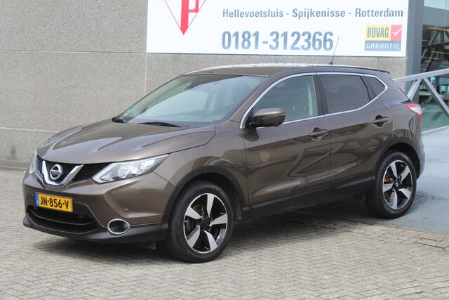 Nissan QASHQAI 1.2 N-Connecta Navigatie/360° camera/Cruise control/Parkeersensoren rondom/Climate control/Keyless/Lane assist/Trekhaak/DAB/Elektrisch inklapbare spiegels/18'' Lichtmetalen velgen.