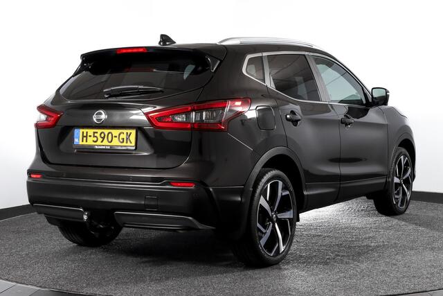 Nissan QASHQAI 1.3 DIG-T 140 PK Tekna | Pano | Cruise | Stoel-+Voorruitverw. | PDC | 360 Camera | Elek. Stoel | NAV | ECC | DAB | Trekhaak | LM 19" |