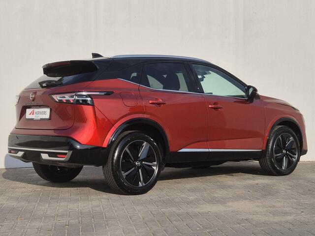 Nissan QASHQAI 1.3 MHEV Xtronic Tekna Automaat / Cold Pack / Nieuw model / Facelift / HUD / Trekgewicht 1800 kg / Rondomzicht camera / Stuur-, Stoel en voorruitverwarming / Elektrische achterklep / Keyless Entry/Start / Adaptief CC /