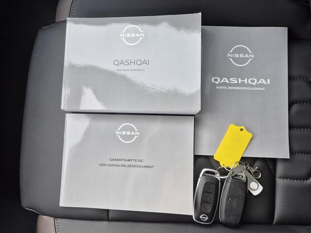 Nissan QASHQAI 1.3 MHEV Xtronic Tekna Automaat / Cold Pack / Nieuw model / Facelift / HUD / Trekgewicht 1800 kg / Rondomzicht camera / Stuur-, Stoel en voorruitverwarming / Elektrische achterklep / Keyless Entry/Start / Adaptief CC /