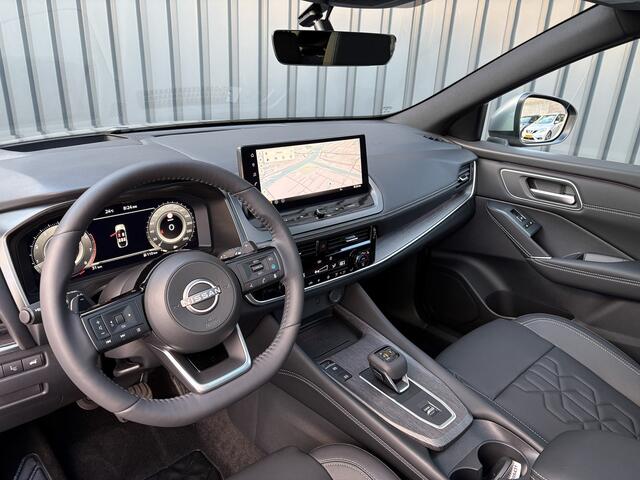 Nissan QASHQAI 1.3 MHEV Xtronic Tekna Plus | Elk A-klep | Leder | 360 Camera | Adapt. Cr. | Stoelgeheugen | Prijs Rijklaar!!