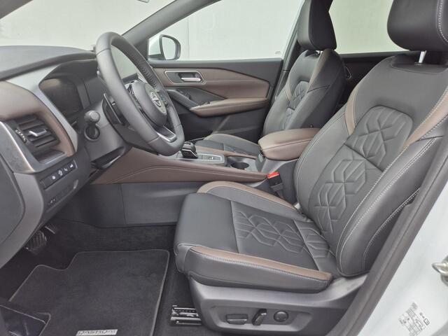 Nissan QASHQAI 1.3 MHEV Xtronic Tekna Automaat / Nieuw Model / Facelift / Cold Pack / HUD / Stuur-, Stoel en Voorruitverwarming / Trekgewicht 1800 kg / Rondomzicht camera / Adaptief CC / Apple Carplay Android Auto /