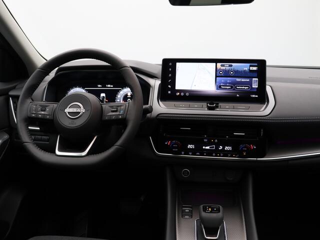 Nissan QASHQAI N-Connecta + Panoramisch glazen dak + Cold Pack Mild-Hybrid 158 Xtronic | 12.3" TFT digitale cockpit | Audiosysteem met DAB, Apple Carplay & Android Auto, USB-aansluiting, stuurwielbediening en 6 luidsprekers | Blind Spot Warning & Intervention (BSW + BSI