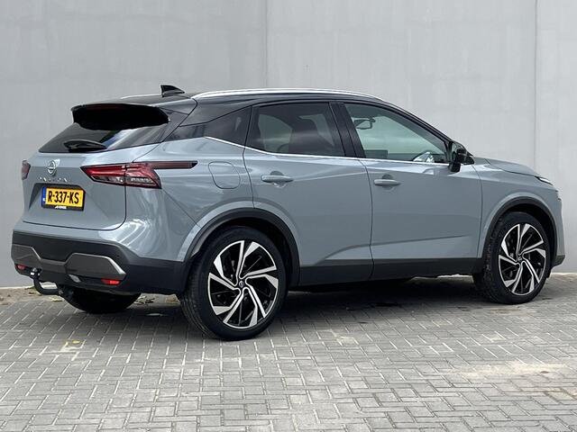 Nissan QASHQAI 1.3 MHEV Xtronic Tekna Plus / Trekhaak (Trekgewicht 1.800kg) / Panoramadak / HUD / Cold Pack / Elektrisch Verstelbare Voorstoelen met Geheugenset Bestuurdersstoel / Apple Carplay & Android Auto / Keyless Entry & Start /