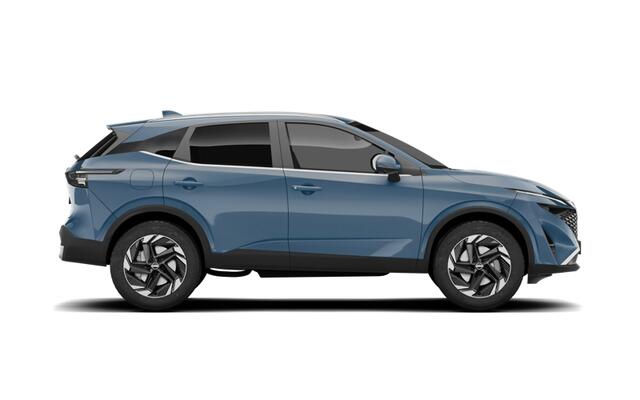 Nissan QASHQAI N-Connecta + Panoramisch glazen dak + Cold Pack e-Power 190 | 12.3" TFT digitale cockpit | Audiosysteem met DAB, Apple Carplay & Android Auto, USB-aansluiting, stuurwielbediening en 6 luidsprekers | Blind Spot Warning & Intervention (BSW + BSI)