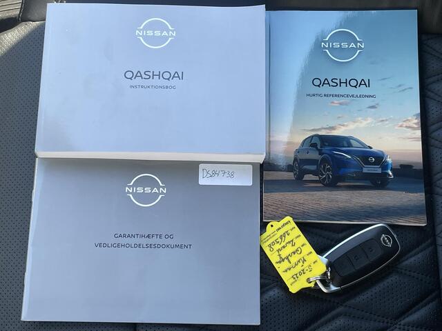 Nissan QASHQAI 1.3 MHEV Xtronic Tekna Plus Automaat / Zeer compleet / Cold Pack / 1.800 kg trekgewicht / Panorama dak / HUD / Adapt. CC / Elektr. klep / Elektr. stoelen met massagefunctie / Navi / Apple Carplay Android / 19" LM wielen /
