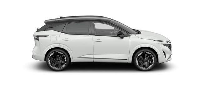 Nissan QASHQAI N-Design + Panoramisch glazen dak + Cold Pack e-Power | 12.3" TFT digitale cockpit | Audiosysteem met DAB, Apple Carplay & Android Auto, USB-aansluiting, stuurwielbediening en 6 luidsprekers | Blind Spot Warning & Intervention (BSW + BSI)