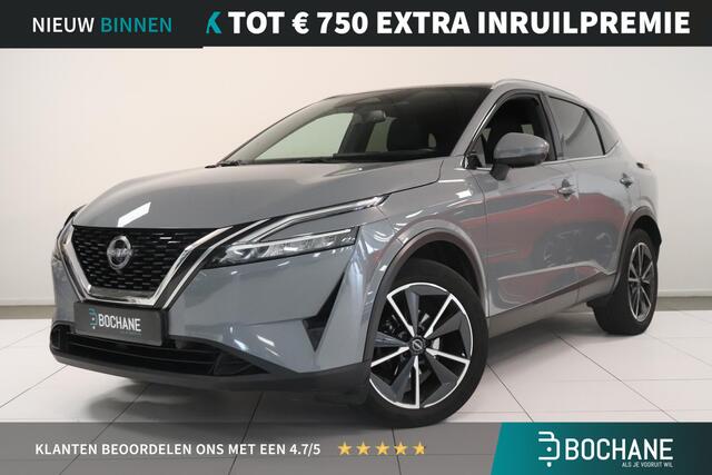 Nissan QASHQAI 1.3 MHEV Xtronic Business Design | 360° Camera | Trekhaak | Panoramadak | Head up display | Elektr. bestuurdersstoel en Achterklep | AppleCarplay AndroidAuto |