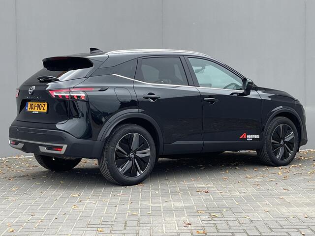 Nissan QASHQAI 1.3 MHEV Xtronic Business Premium / HUD / Panoramadak / Google Maps Navigatie / Apple Carplay & Android Auto / Keyless Entry & Start / Adaptieve Cruise Control / 360° Camera / Stuur- en Stoelverwarming / Voorruitverwarming / Elektrisch Verstelbare Bestuur