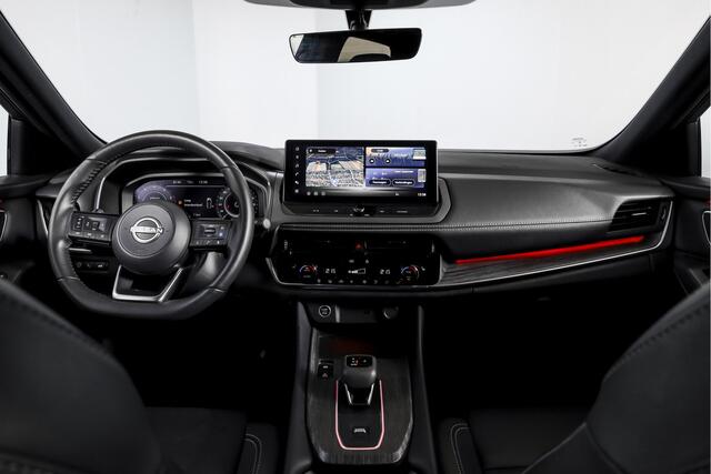 Nissan QASHQAI 1.3 MHEV Xtronic Tekna 158 PK - Automaat | Pano | Winterpakket | Elek. Stoel | Dig. Cockpit | Adapt. Cruise | Head-Up | 360 Camera | NAV + App. Connect | ECC | DAB | Elek Klep | LM 19" | 3206