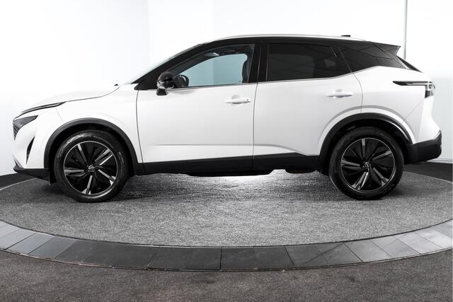 Nissan QASHQAI 1.3 MHEV Xtronic Tekna 158 PK - Automaat | Pano | Winterpakket | Elek. Stoel | Dig. Cockpit | Adapt. Cruise | Head-Up | 360 Camera | NAV + App. Connect | ECC | DAB | Elek Klep | LM 19" | 3206