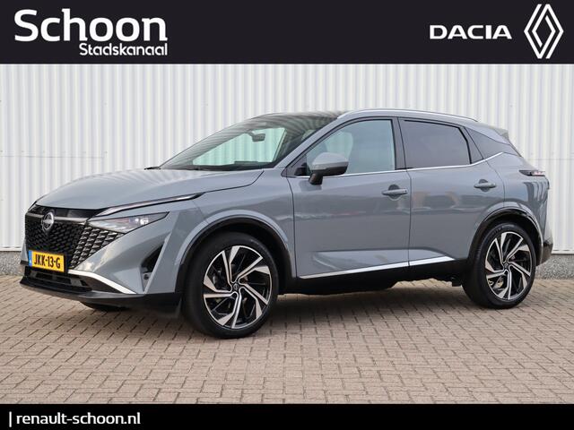 Nissan QASHQAI 1.3 MHEV Xtronic Tekna Plus | Bose | Adap. Cruise | Elek. Stoelen | Panoramadak | HUD | Carplay | 360 Camera