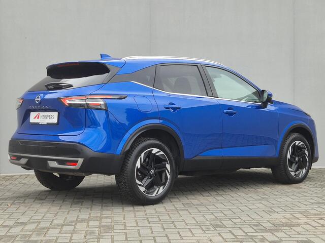 Nissan QASHQAI 1.3 MHEV Xtronic N-Connecta Automaat / Nieuwe Model / Facelift / Cold Pack / Allseason banden / Trekgewicht 1800 kg / Fabrieksgarantie tot 09-2027 / Rondomzicht camera / Stuur-, Stoel en Voorruit verwarming / Adaptief CC /
