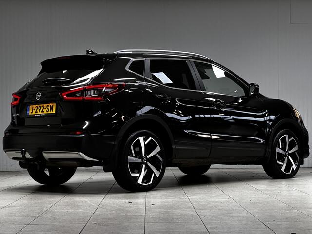 Nissan QASHQAI 1.2 Tekna +/ Facelift!/ Automaat/ Trekhaak/ 19'' LMV/ 360° Camera/ LED Koplampen/ Lane-Assist./ DAB+/ Stoelverw./ Keyless/ Elek. Stoel(en) + Memory/ Voorruitverw./ Extra getint glas/ Dode-Hoek DET.