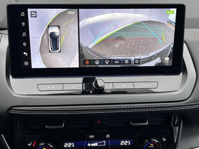 Nissan QASHQAI 1.3 MHEV Xtronic N-Connecta / Fabrieksgarantie tot 03-2028 / Facelift Nieuw Model / Cold Pack / HUD / Trekgewicht 1800 kg / Stuur-, Stoel en Voorruit verwarming / Elektrische achterklep / Camera 360° / Adaptief CC / Apple Carplay Android Auto /18" LM wie