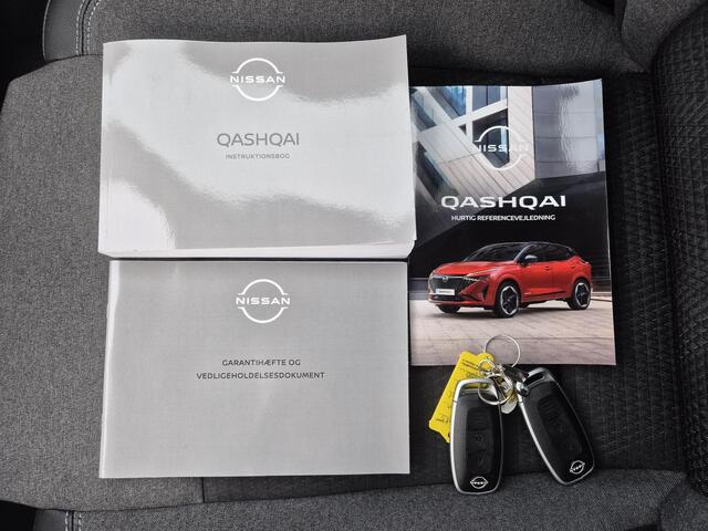 Nissan QASHQAI 1.3 MHEV Xtronic N-Connecta / Facelift / Fabrieksgarantie tot 07-2028 / Dealer onderhouden / Trekhaak afneembaar / / Trekgewicht 1800 kg / Cold Pack / Rondomzicht camera / Adaptief CC / Keyless Entry/Start /