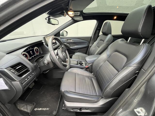 Nissan QASHQAI 1.3 MHEV Xtronic Tekna / all seasons / Vaste Trekhaak 13-polig (Trekgewicht 1.800kg) / Panoramadak / 360° Camera / HUD / Adaptieve Cruise Control / Apple Carplay & Android Auto / Navigatie full map / Keyless Entry & Start / Climate Control