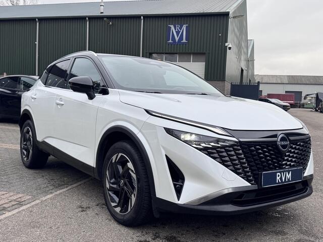 Nissan QASHQAI 1.3 MHEV Xtronic N-Connecta FABRIEKSGARANTIE| PANO| VOORRUITVERWARMING| STOEL + STUUR VERWARMING| 360 CAMERA| DODE HOEK| HEAD-UP| ELEK. ACHTERKLEP