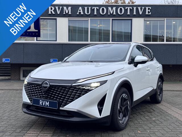 Nissan QASHQAI 1.3 MHEV Xtronic N-Connecta FABRIEKSGARANTIE| PANO| VOORRUITVERWARMING| STOEL + STUUR VERWARMING| 360 CAMERA| DODE HOEK| HEAD-UP| ELEK. ACHTERKLEP
