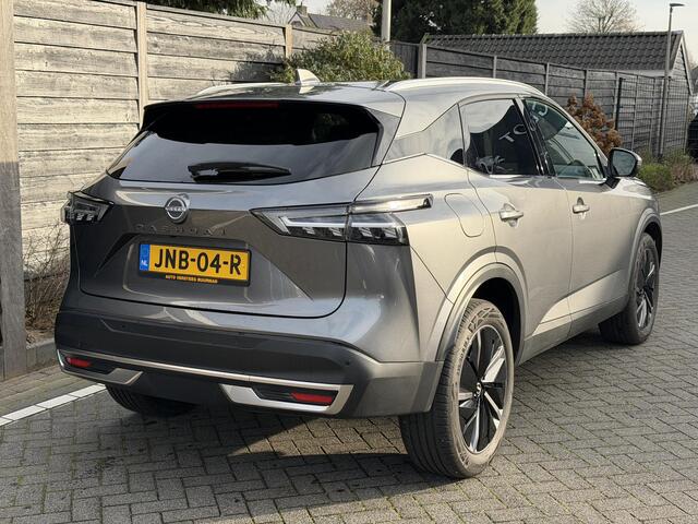Nissan QASHQAI Tekna 1.3 MHEV 158PK Xtronic Automaat Navigatie, Rondomzichtcamera, Keyless, Leder, Panoramadak, Stoel, Stuur & Voorruitverwarming, Memory