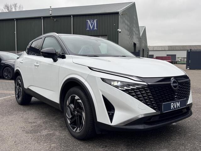 Nissan QASHQAI 1.3 MHEV Xtronic N-Connecta FABRIEKSGARANTIE| PANO| VOORRUITVERWARMING| STOEL + STUUR VERWARMING| 360 CAMERA| DODE HOEK| HEAD-UP| ELEK. ACHTERKLEP