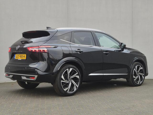 Nissan QASHQAI 1.3 MHEV Xtronic Tekna Plus Automaat / Fabrieksgarantie tot 03-2028<100.000 km / Facelift / Cold Pack / HUD / Trekgewicht 1800 Kg / Panoramadak / Elektrische achterklep / Bose Audio Systeem /