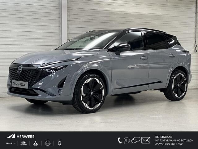 Nissan QASHQAI 1.3 MHEV Xtronic N-Design / ¤4500,- Nissan Eindejaarsvoordeel / Van ¤48.419,- Voor ¤43.919,- / Panoramadak / Stoel- en Stuurverwarming / Verwarmde Voorruit /