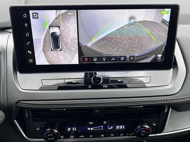 Nissan QASHQAI 1.3 MHEV Xtronic N-Connecta / Fabrieksgarantie tot 04-2028 / Nieuw Model / Facelift / Cold Pack / HUD / Trekgewicht 1800 kg / Stuur-, Stoel en Voorruit verwarming / Elektrische achterklep / Rondomzicht camera / Adaptief CC / Apple Carplay Android Auto /