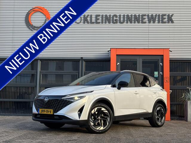 Nissan QASHQAI 1.3 MHEV Xtronic N-Connecta Eindejaarsvoordeel, nu ¤900.- in prijs verlaagd! / Google Maps Navigatie / Elektrische Achterklep / Head-up Dislplay / Allseason Banden / Voorruit, Stoel & Stuurverwarming /