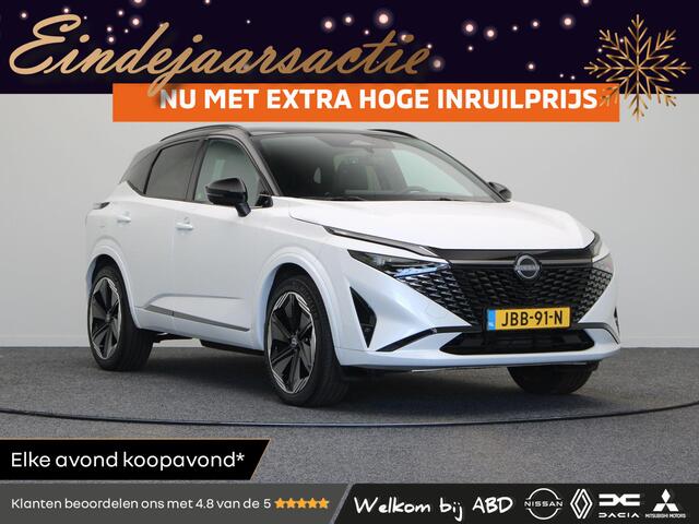 Nissan QASHQAI 158pk MHEV Xtronic N-Design | Lederen bekleding | Climate control | Rondomzicht camera | Google intergratie | Pilot assist |
