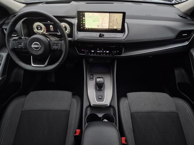 Nissan QASHQAI 1.3 MHEV Xtronic N-Connecta Automaat / Fabrieksgarantie tot 02-2028 / Panorama Dak / Facelift / Cold pack / Pack Easy / Allseason banden / HUD / Elektrische achterklep / Trekgewicht 1800 kg / Rondomzicht camera /
