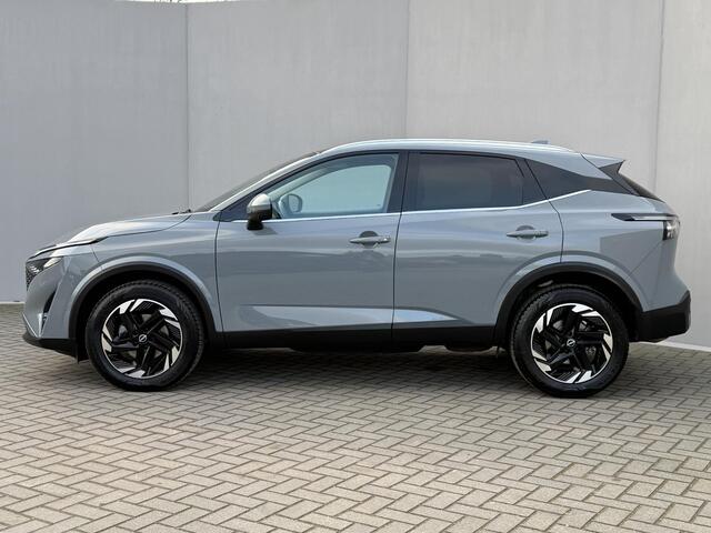 Nissan QASHQAI 1.3 MHEV Xtronic N-Connecta / Fabrieksgarantie tot 03-2028 / Panoramadak / ACC Cruise / 360° Camera / Cold Pack / Head-up display / Elek. Klep / DAB / All Season / Keyless /