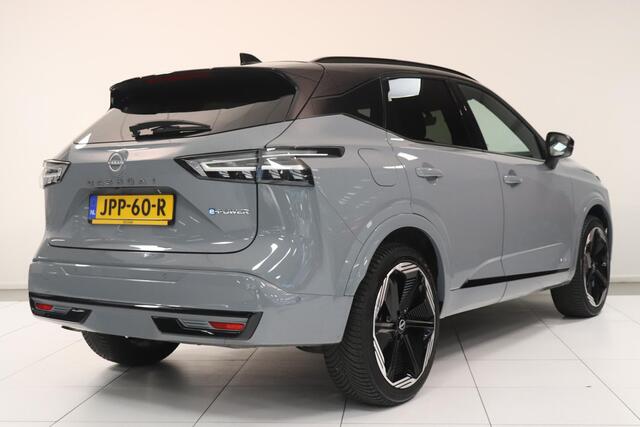 Nissan QASHQAI 1.5 e-Power N-Design | Leder Alcantara | Matrix LED | elektr. stoelen & achterklep | voorruitverwarming | 360° camera | BOSE audio |